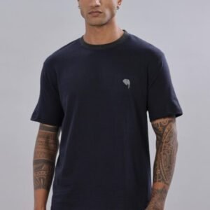 RFS007 || HS Navy || Half Sleeve Round Neck T-Shirt
