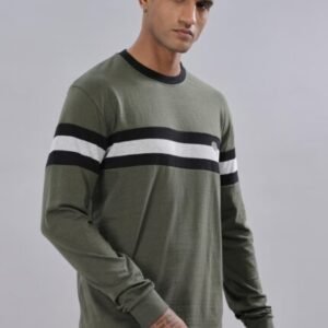 FS007 || Green Trio || Full Sleeve Round Neck T-Shirt