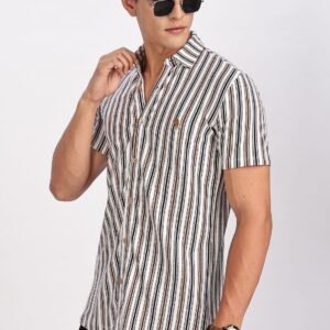 PR3 Shirts 007 – Cobra Stripes || Half Sleeve Shirt