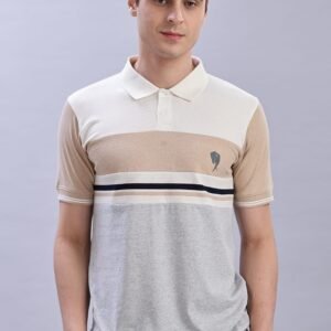 PR3 SS 001 || Biscut Melange || 100% Cotton Polo T-Shirt