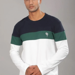 FS004 || Party White || Full Sleeve Round Neck T-Shirt