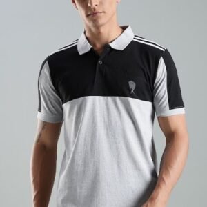 PR42 || Black || 100% Cotton Polo T-Shirt