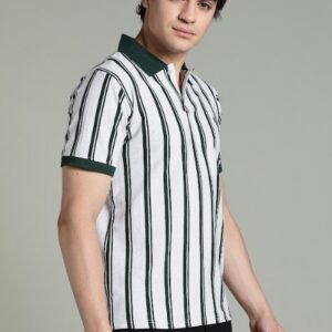 PR3 SS 006|| GREEN|| 100% Cotton Polo T-Shirt