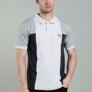 PR3 SS 007|| Charcoal|| 100% Cotton Polo T-Shirt
