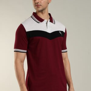 PR44 ||Maroon|| 100% Cotton Polo T-Shirt