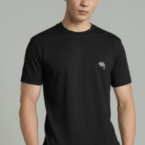 RHSO1A|BLACK|| Round Neck Half Sleeve