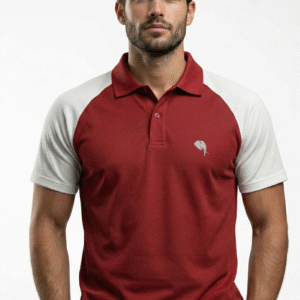 PR3 SS 007-A||MAROON|| 100% Cotton Polo T-Shirt